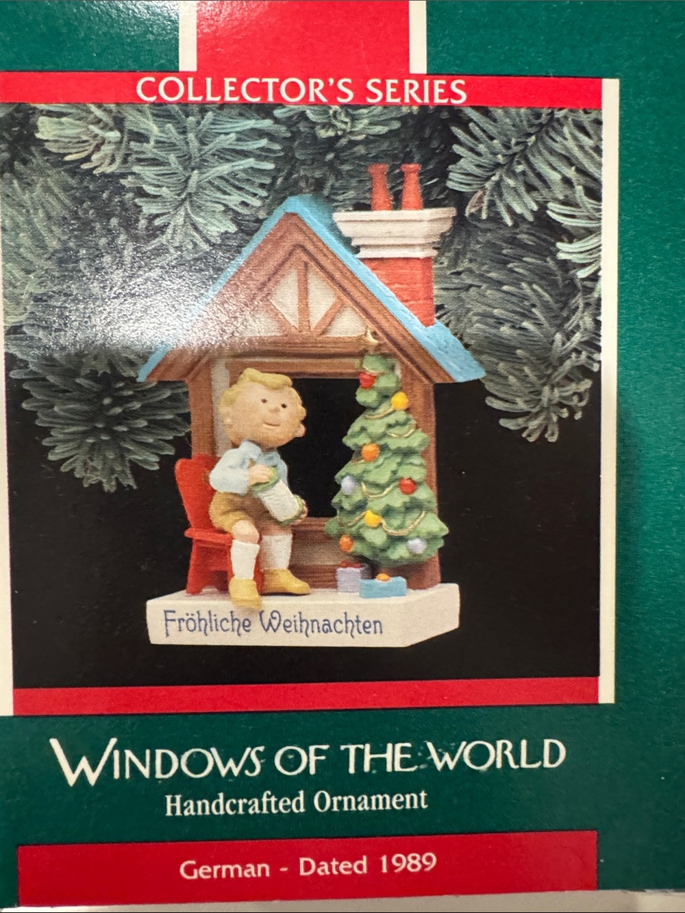 Hallmark Germany Ornament - Green/Red/Blue/Brown